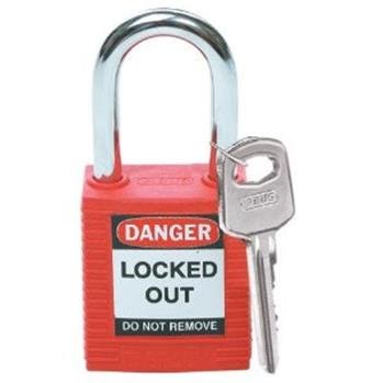 Brady, 99552, Safety Padlocks with Red Color and Plastic Material (1 Item/s)