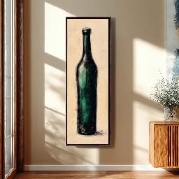 Toile verticale grand format nature morte pour grand mur vide - 2