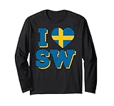 Photo Gallery funny sweden flag heart slogan music lover quote, i love sw maglia a manica Photo Gallery funny sweden flag heart slogan music lover quote, i love sw maglia a manica