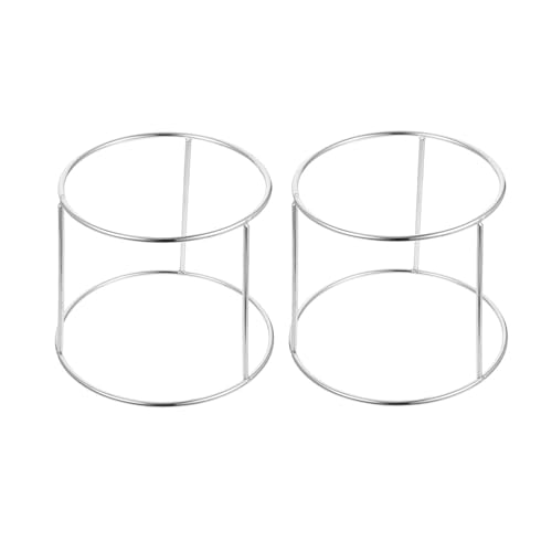Recoge pizza de acero inoxidable de doble capa en pack de 2 bandejas para servir 2
