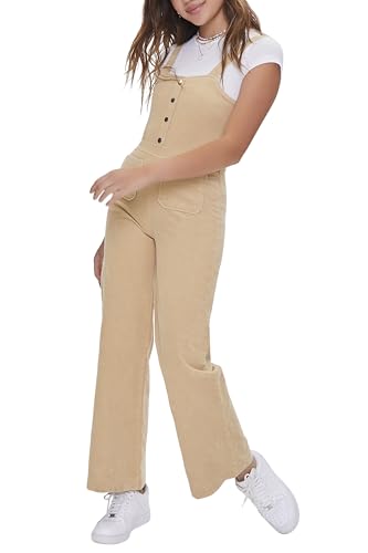 Jumpsuit Forever 21 de mujer tipo vestido informal con pernera recta y botones