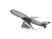 Fascinations Metal Earth Boeing 747 Airplane 3D Metal Model Kit