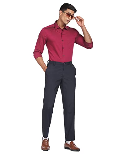 Image of Arrow Men's Cotton Solid Slim Fit Shirts