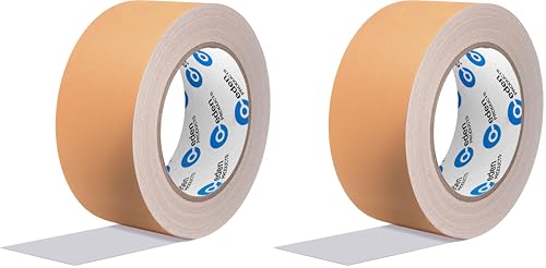 Image of EdenProducts Professional Grade Gaffer Tape 2 inch x30 Yards, Floor Tape for Electrical Cords & Cable, Non-Reflective Matte Finish Gaff Tape, No Residue Multipurpose Tan Gaffers Tape 2 inch (Pack of 2)