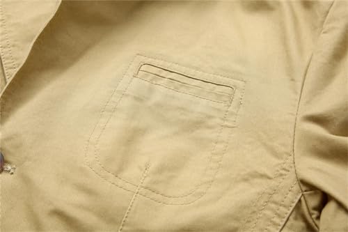 Men's Blazers Male Spring Autumn Cotton Solid Casual Blazers Men Clothing Outerwear Suit Jacket2