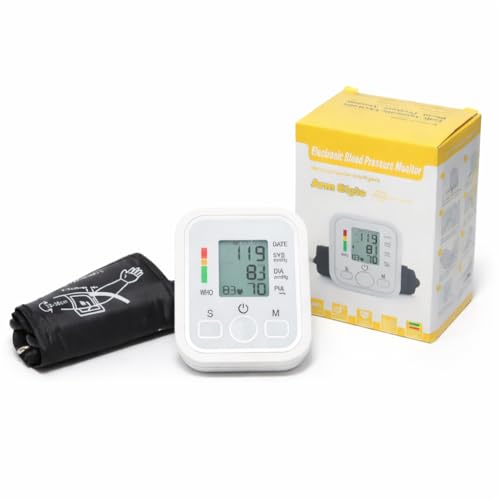 Image of Fully Automatic Digital Blood Pressure Monitor with Intellisense Technology | Upper Arm BP Machine for Home Use | LCD Display | Accurate Hypertension Detector | Memory Function | Portable BP Checker