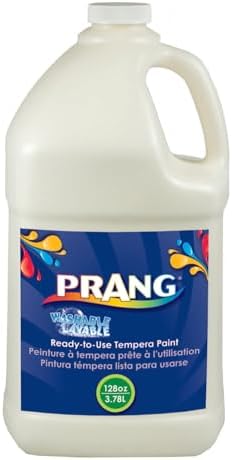 Prang 10607 Prang Washable Paint, Gallon Size, White, 1-Unit - 4