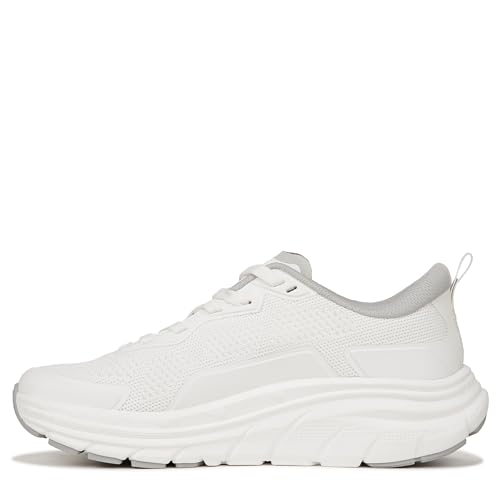 Vionic Women's Walker Walk Max Lace Up– Supportive Deep Cushioning Enhanced Performance Walking Sneaker White Fabric 6 Medium by Vionic - Used condition - Image 3