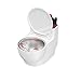 Toilet Shaped Ashtray - BSELUTNGY Creative Wall Mounted or Desktop Smoking Ash Holder for Home Office or Bathroom and outdoor silvery ashtray with lid