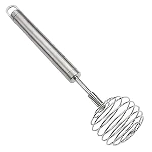 Keukenballon Whisk, roestvrijstalen lente ei klopper melk whipper voor mengen, zwaaien, kloppen of roeren