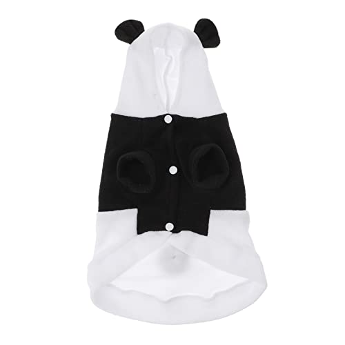 Yardwe Disfraz de Perro transformable Abrigo Fiesta de Cosplay tamaño Disfraces Perros pequeños Pata Suave Disfraz de Panda para Perro Sudaderas para Perros Ropa de Invierno para Mascotas