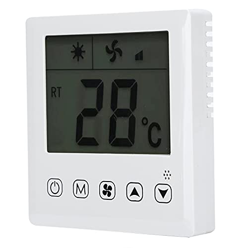 Image of Air Conditioner Thermostat, LCD Digital 8839F Thermostat with Touch Screen AC180‑260 for Living Room for Bedroom for Dining Room for Hall