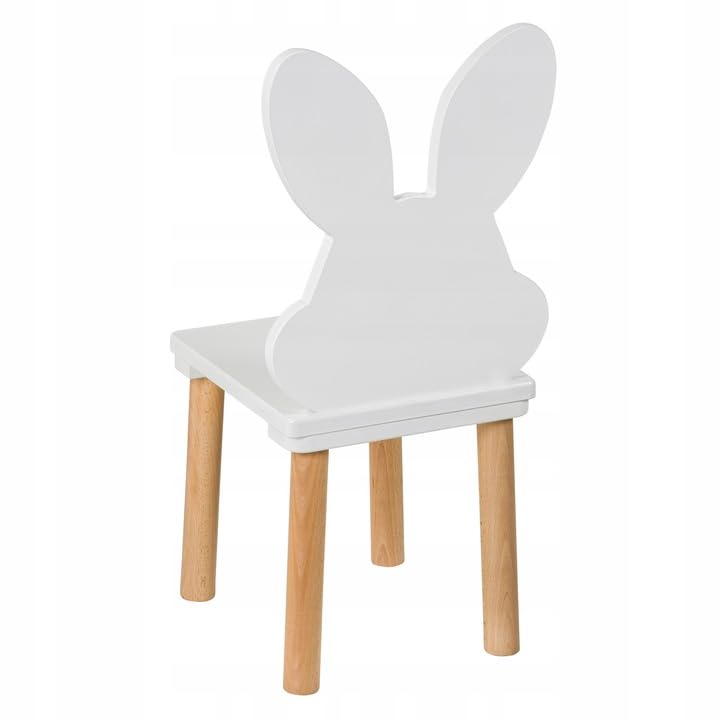 Chaise enfant bois stable anti-basculement pour les petits de 2 à 7 ans