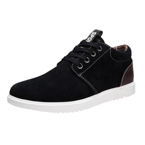 Scarpe sportive con suola morbida, da uomo, in tessuto, leggere, per il tempo libero, sportive, comode da camminare, antiscivolo, scarpe da ginnastica piatte per il fitness, tinta unita, scarpe casual