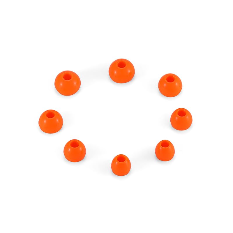 Image of PENON Liqueur O Orange Color 4.5mm Silicone EARTIPS for in-Ear Earphones IEMs(3 Pairs) (SSS)