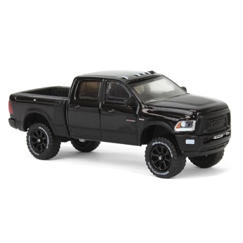 Camioneta Dodge Ram 2500 Power Wagon 1:64 Negra miniatura 2
