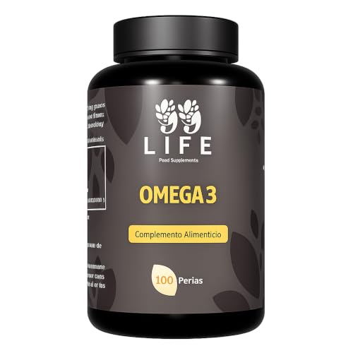 100 Perlas Omega 3 | 2000mg Aceite Pescado EPA DHA | Corazón y Cerebro