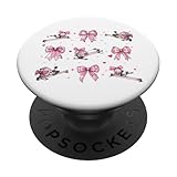 Womens Pink Coquette Bow Rowing Rower Gifts