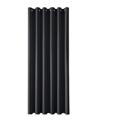 MRTREES Blackout Window Curtains for Bedroom, Black Thermal Door Curtain, Pack of 1, 52x84 Inch 132x214 CM, Room Divider Curtain