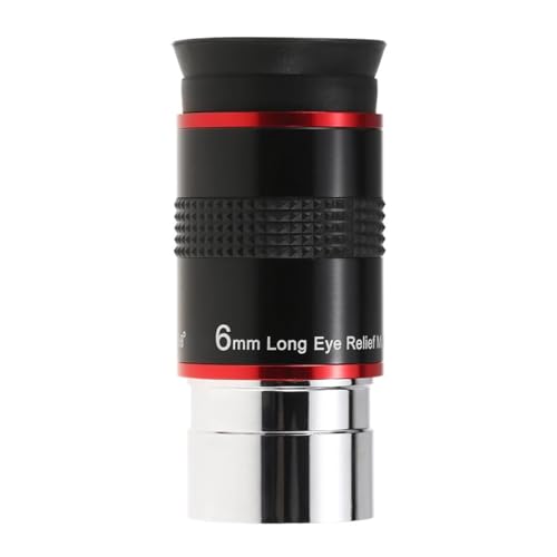 Ocular para telescopio de 1,25 Pulgadas, 68 Grados, 6 Elementos y 6mm