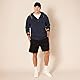 Amazon Essentials Herren Weit geschnittene Performance-Funktionsshorts (erhältlich in Big & Tall), 2er-Pack, Kohlegrau/Schwarz, XXL
