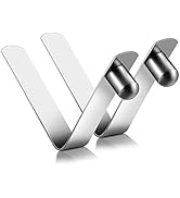 INCREWAY Tent Pole Clips, 6mm Kayak Paddle Spring Snap Clips, 8Pcs Stainless Steel Tent Pole Push...