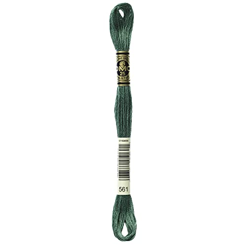 Image of DMC 6-Strand Embroidery Cotton Floss, Very Dark Jade