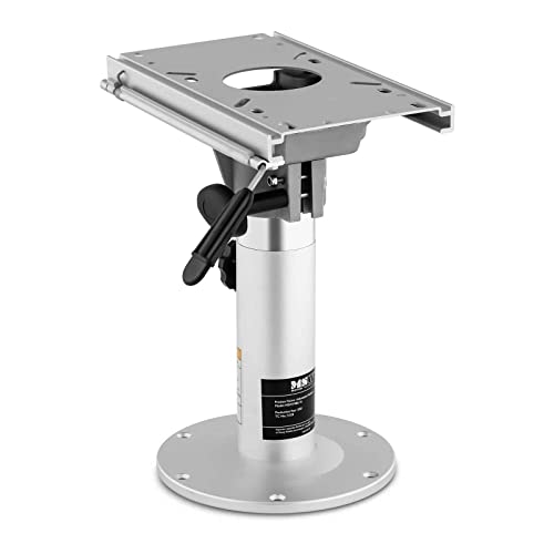 MSW Pie para Asiento de Barco Pedestal MSW-MBS-10 (Base: 23 cm, Altura: 330-480 mm,...