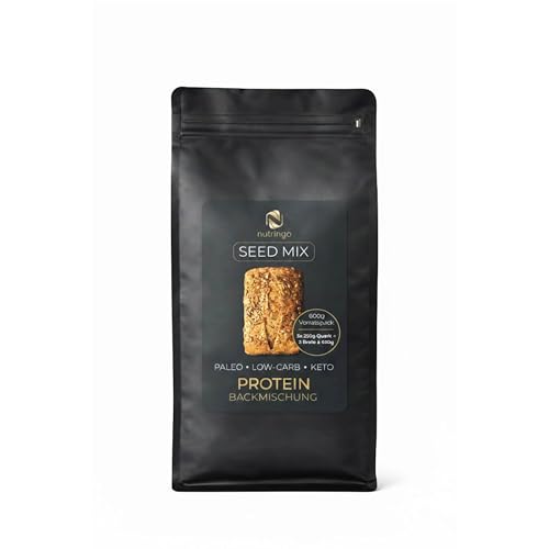 Keto Brot Backmischung Seed Mix 600 g (3×200 g...