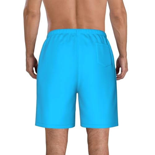 Light Blue Color Men's Beach Pants-Quick-Dry & Comfortable Mens Beach Shorts for Men, Perfect for Surfing and Everyday Wear3