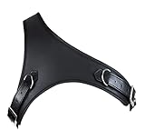 Men's Knights Leather Body Chest Harness with One-shoulder Armor Buckles Straps Adjustable Steampunk for Party Halloween Costume