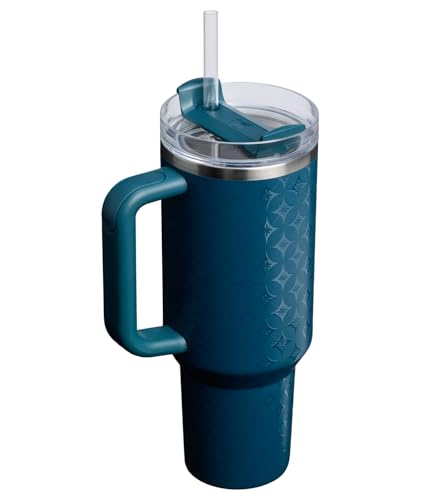 Image of STANLEY Quencher H2.0 Tumbler with Handle and Straw 40 oz | Flowstate 3-Position Lid | Cup Holder Compatible for Travel | Insulated Stainless Steel Cup | BPA-Free | Ponderosa Star