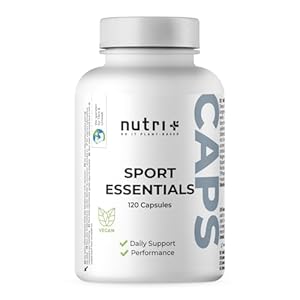 Nutri + Sport Essentials -15 vitaminen mineralen aminozuren antioxidanten – A-Z Complete dagelijkse fitness – 120 vegetarische capsules met vitamine C, D3, zink