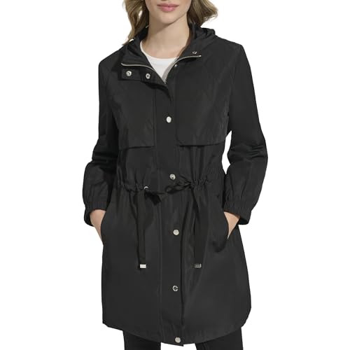 Calvin Klein Women's Button Trench Coat