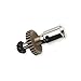 Hosim 1:10 Scale RC Car Differential Gear Helical Rear Drive Gear Upgrade Accessories Chrome Steel, X07-CS06 Accessory Spare Parts for Hosim X07 X07W X08 X15W 1/10 Scale