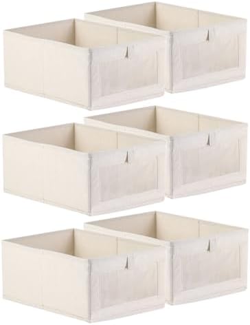 Amazon.com: 12 Pack Linen Closet Organizers and Storage, Closet Storage ...