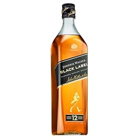 Johnnie Walker Black Label | Blended Scotch Whisky | 40% vol | 70cl | Layers of Smooth Flavour | Toffee | Fruit | Vanilla & Smoke | Classic Scottish Whisky to Sip Neat or in Drinks – Johnnie Walker