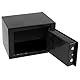 Iso Trade Malatec 8799 Tresor Möbeltresor Elektronisches Zahlenschloss Dokumentensafe Wand Schlüsselschrank schwarz