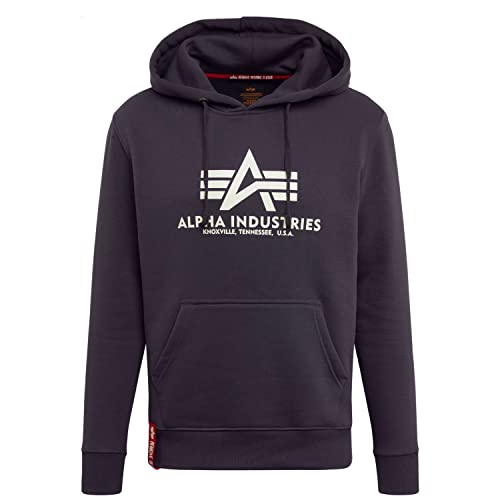 Alpha Industries Basic Hoody Kapuzensweat für Herren Empire Yellow – Ansicht 3