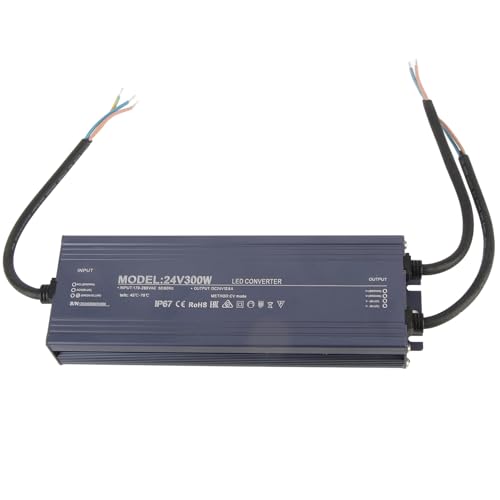 Pilote d'alimentation LED 300W 24V IP67 étanche pour panneau lumineux et caméra