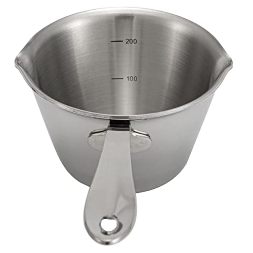 CIYODO olla de leche pequeña de acero inoxidable cafetera calentadora dulces de cafe manteca sartenes chocolate melter pot derretir chocolate mariscos olla de calentamiento Jarra térmica