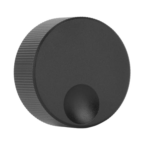 Botão de Alumínio Sólido de Controle de Volume de 32x13mm de Volume Preto para o Potenciômetro de 6