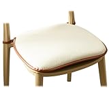 ❤MATÉRIAU EN CUIR DE SILICONE DE HAUTE QUALITÉ: Notre coussin de chaise universel toutes saisons est fabriqué à partir de cuir de silicone biologique de première qualité, offrant une expérience d'assise luxueuse et confortable.