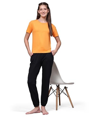 Image of B STORIES Women's Pyjama Pants - Relaxed Fit Nightwear Bottoms | Soft Pyjamas with Pockets | Breathable & Comfortable Sleepwear for Women (S-2XL)
