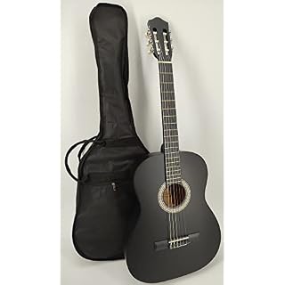 Pack Guitare Classique 4/4 (Adulte) + 6 Accessoires + Cour Vidéo et CD (Noir) - Les Beatles, Paul McCartney, John Lennon, RIngo Starr, George Harrison Pack Guitare Classique 4/4 (Adulte) + 6 Accessoires + Cour Vidéo et CD (Noir) – Image 2