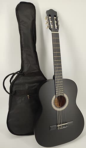 Pack Guitare Classique 4/4 (Adulte) + 6 Accessoires + Cour Vidéo et CD (Noir) - Les Beatles, Paul McCartney, John Lennon, RIngo Starr, George Harrison Pack Guitare Classique 4/4 (Adulte) + 6 Accessoires + Cour Vidéo et CD (Noir) – Image 3