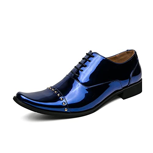 Zapatos Oxford para hombres de piel formal antideslizantes para trajes de caballero