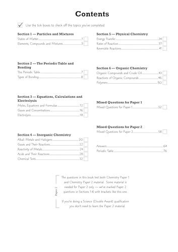 New Edexcel International GCSE Chemistry: Grade 8-9 Targeted Exam Practice Workbook (with answers) (CGP IGCSE 9-1 Revision) - Image 3
