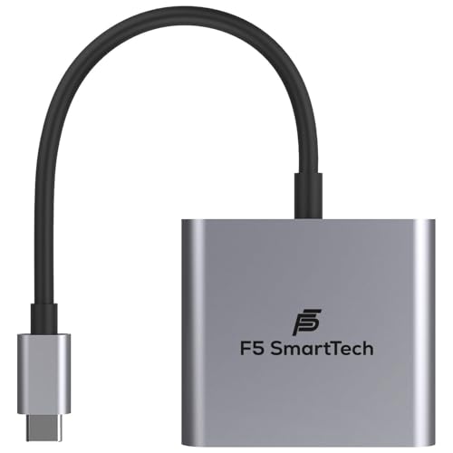 F5 SmartTech 4K - 3 in 1 Digital Multiport Hub USB C to HDMI Converter with 3.0 USB Port and Type C 3.1 Charging Port for MacBook,ChromeBook Pixel,Samsung S8 (B0D2D9YM5M) Amazon Price History, Amazon Price Tracker
