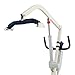 AireMed Electric Patient Lift – Foldable Patient Lift Aid with Low Base – for Home Use or Healthcare Facilities - 450lb Weight Capacity - Easy Assembly - Safe Transfer Aid & Large Mesh Sling
